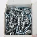 Tiankai factory direct gypsum board zinc alloy three-pointed anchor bolt with screw spiral rubber plug expansion kit.