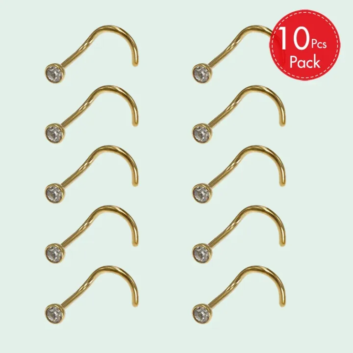 10Pcs%20Nose%20Rings%20Set%20for%20Women%20with%20Crystal%20Rhinestone%20Nostril%20Stud%20Piercings%20Jewelry%20Surgical%20Stainless%20Steel%200.8/1.0mm%2018/20g%20-%20Image%207
