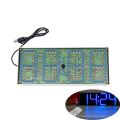 DIY Kit Clock Timer Blue Screen Display Kits Electronic Suite With Patch Remote Control 132pcs 5mm LEDs Display Timer ECL-132. 