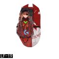 LOGI Sticker G502 Dedicated Hero/SE Wireless Version Mouse Two-Dimensional Anime Computer Waterproof Anti-Slip E0023A. 