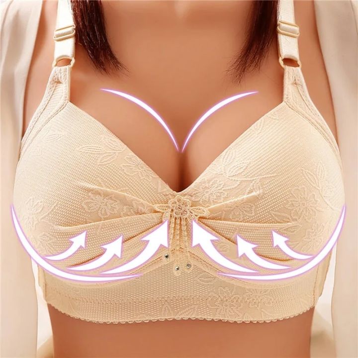 36-44%20AB%20Large%20Size%20Bras%20Women%20Push%20Up%20Brassiere%20Wireless%20Bralette%20Tops%20Big%20Breast%20Seamless%20Mother%20Middle%20Aged%20Underwear%20-%20Image%204
