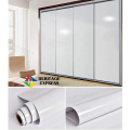 4x6.6 ft. - Wallpaper Glossy White Peel and Stick Self-Adhesive Contact Paper Waterproof Home Decoration Backsplash (200*120cm).