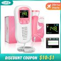 Cofoe Doppler Fetal Heart Rate Monitor Ultrasound Baby Home Pregnant Sound Heartbeat Detector for Baby Health Monitor 2.0MHz. 