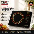 VISION Infrared Cooker 40A3 (HiLife) (873170) | 2200W Electric Cooktop | Touch & Knob Control | Free Delivery. 