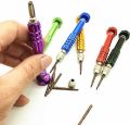 5 In 1 SCREW DRIVERS Multi Function 5 In 1 Precision Screwdriver Set Repair Tool Kit T5 T6 1.2mm 1.5mm 0.8mm Alloy Steel & Titanium Handle For Disassemble Watch Cell Phone Jewelry Computer Laptop. 