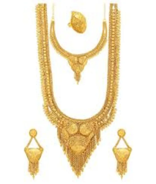 Fashionable%20Indian%20G%20Plated%20Bronze%20Jewellery%20Set%20for%20Women,%20gorgeous%20imitation%20necklace%20set%20for%20girl,%20city%20gold%20jewelry.%20-%20Image%203
