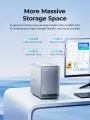 ORICO MetaCube Pro 3.5" Enterprise Storage 5 Bay NAS with Multi-account Usage Double Encryption Data Sharing for 7x24 Hours Work. 