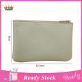 (New)Trendygirl lim Wallet Lychee Pattern Minimalit Wallet Coin Pure Money Cae.