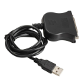 USB to 25 Pinhole Parallel Cable DB25 Interface IEEE 1284 Printer USB2.0 Cable 25 Hole Adapter Cable Easy to Use. 