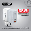 Fast charger 65W-PD Super Fast Charger MC200-White. 