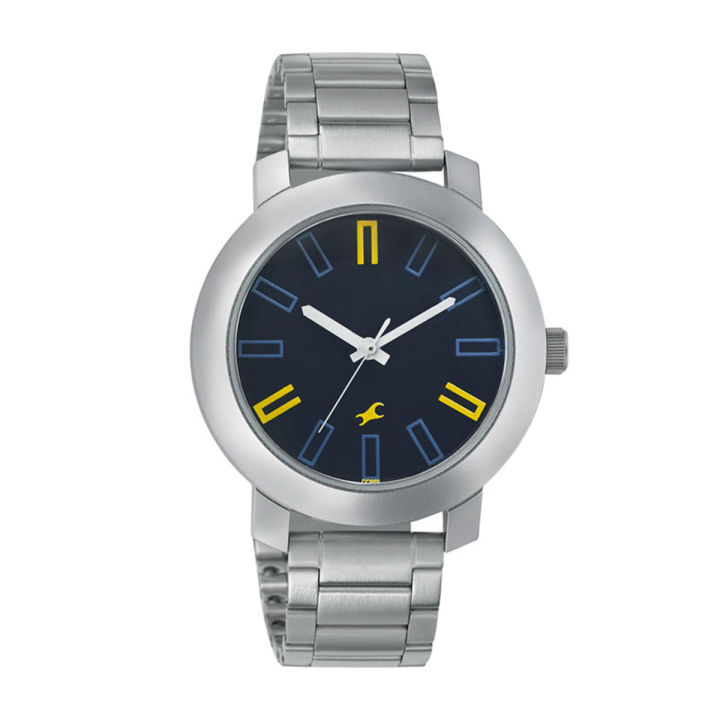Fastrack 3120SM02 Black Blue Dial Analog Watch for Men | Daraz.com.bd