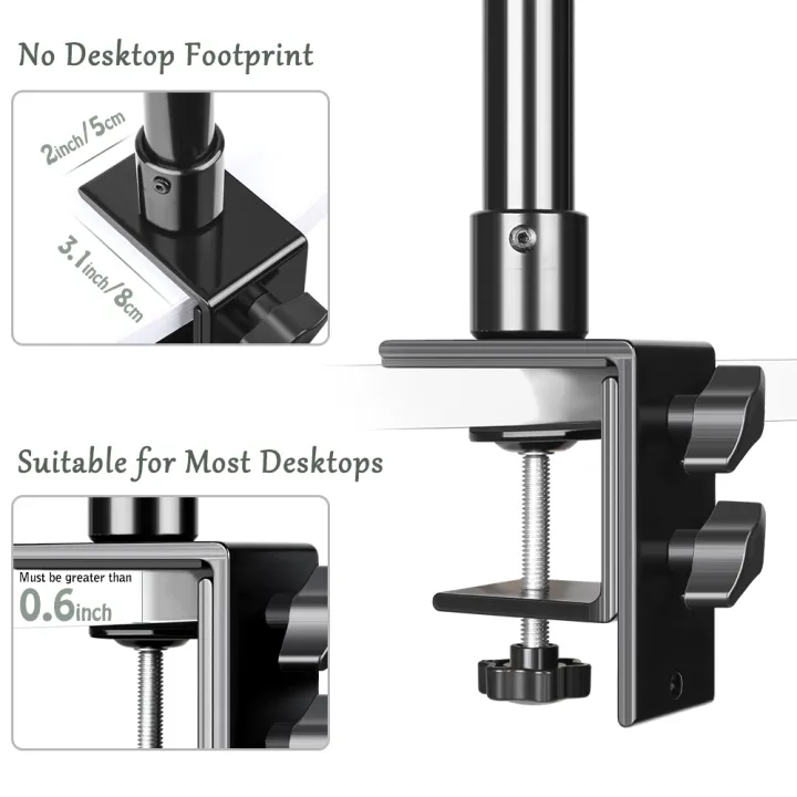 SH%20Adjustable%20Tabletop%20Bracket%20Stand%20With%201/4%20Ball%20Head%20Desktop%20C-clamp%20Light%20Stand%20For%20DSLR%20Camera,%20Ring%20Light,%20Video%20Monitor%20-%20Image%205