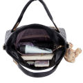 4Pcs/Set Women Bags Sets Elegant PU Leather Handbag Shoulder Bag Fashion Wild Solid Color Messenger Tote Pack Clutch Ladies Bags. 