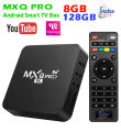 MXQ Pro 4K Android Smart TV Box - 8GB/128GB,.