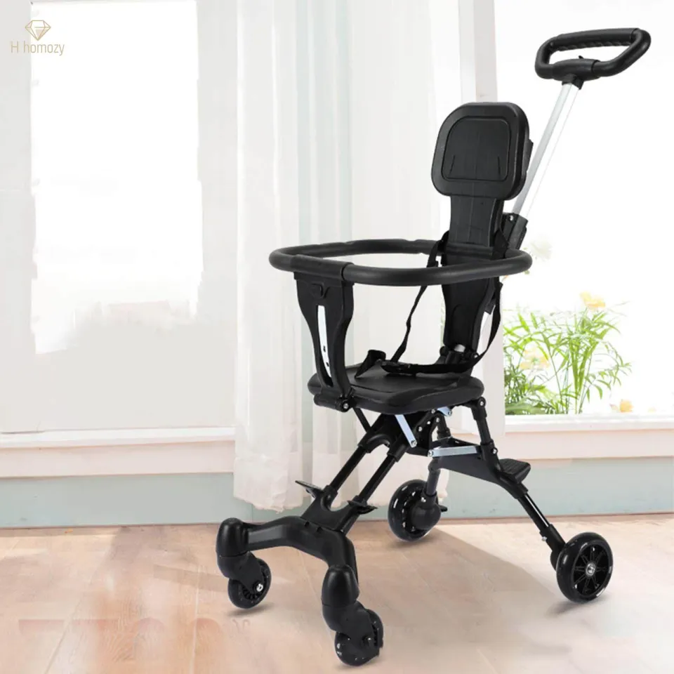 Travel Lightweight with Canopy Infant Pram for Park Camping Travel