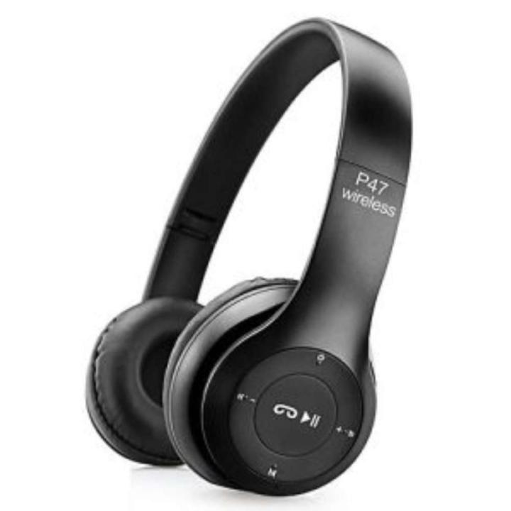 P47 Wireless Bluetooth Headphone Stereo Earphone with SD Card Slot