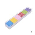 6Colors Non-Toxic Color Ink Pad Inkpad Rubber Stamp Finger Print DIY Craft Stamp,.