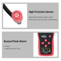 SMART SENSOR Handheld Flammable Gas Leak Detector, Natural Gas Leak Detector, Portable Flammable Gas Concentration Analyzer, with Temperature Testing and AcousticOptic Alarm Function. 