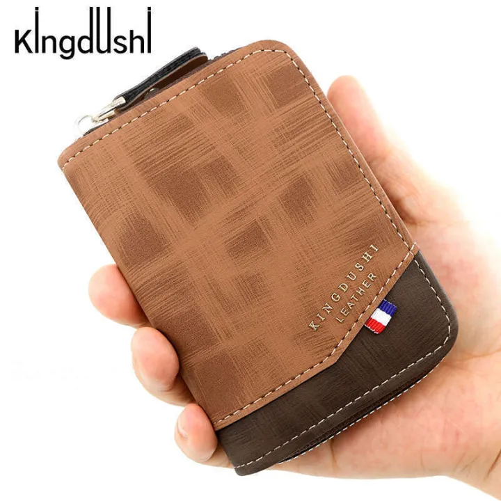 Kingdushi%20Organ%20Large%20Capacity%20Card%20Clip%20Men's%20ID%20Bag%20Multi%20functional%20Zipper%20Small%20Wallet%20-%20Image%202