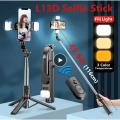 Selfie Stick Tripped L13D-Android IOS Cell Phone Remote Shutter Double Fill TRIPED SELLFY STICK NEW - Elevate Your Selfie Game. 
