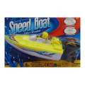 High Speed Electric Boat Plastic Children Toys Speedboat Water Play Gift For Kids. 