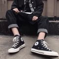 Official Style Classic1970sWomen's Low-Top Canvas Shoes Korean-Style High-Top Putian Skate Shoes. 