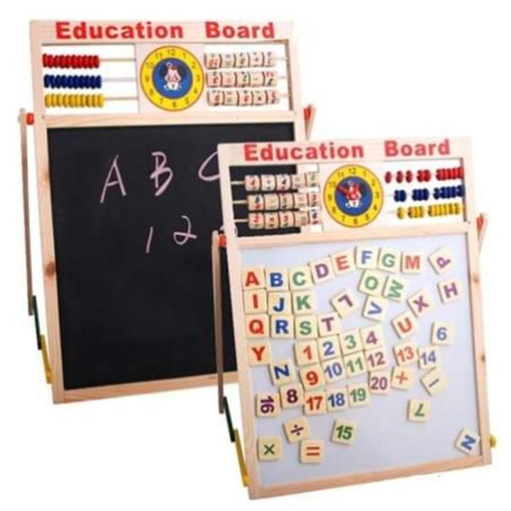 Educational%20Learning%20Board%20Multipurpose%20Double-Sided%20Magnetic%20Wooden%20Writing,%20Mathematical%20Calculations%20&%20English%20Alphabets,%20White%20and%20Black%20Board,%20Wooden%20Magnetic%20Drawing%20magnetic%20%20Board%20-%20Image%203