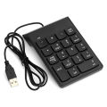 Numeric Keypad USB Mini Number Pad Numpad 18 Keys Keyboard for Desktop PC Pro.