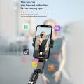 Q18 Desktop Selfie Stick Tripod with Fill Light Lamp Smart Tracking Tripod Gimbal Stabilizer 14 13 12 HUAWEI Samsung. 
