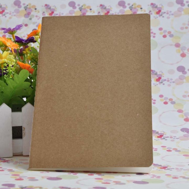 Spot Goods Notepad Creative Kraft PaperA5Notepad Wholesale Retro Simple Blank Graffiti Diary Sketchbook
