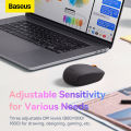 Baseus Creator Wireless Mouse, 2.4 GHz with USB Receiver, 1600 DPI Optical Tracking, Compatible with PC, Mac, Laptop. 
