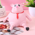 GC Pig Action Figure Toy Cute Pig Soft Figure Doll Funny Stress Relief Toys For Gifts Party Favor.