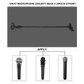 Flexible Gooseneck Microphone Stand with Desk Clamp for Radio Broadcasting Studio, Live Broadcast Equipment, Stations.