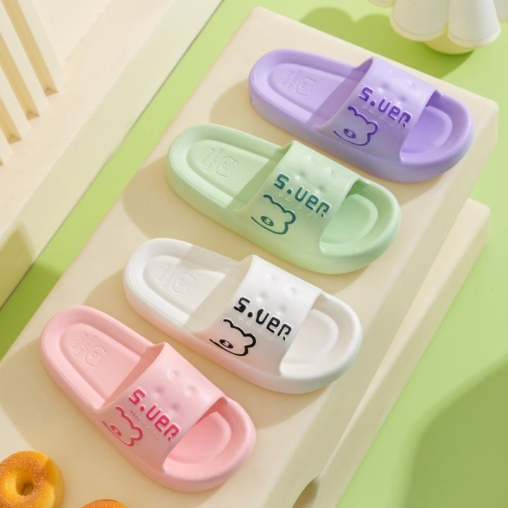 Slippers EVA summer couple internet celebrity wear home non-slip bathroom ladies men's light adult slippers