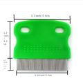 Hair Lice Comb Brushes Terminator Fine Egg Dust Nit Free Removal Stainless Steel Lice Comb. 