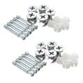 Furniture Cam Fitting with Dowel and Pre-Inserted Nut (Set of 10).