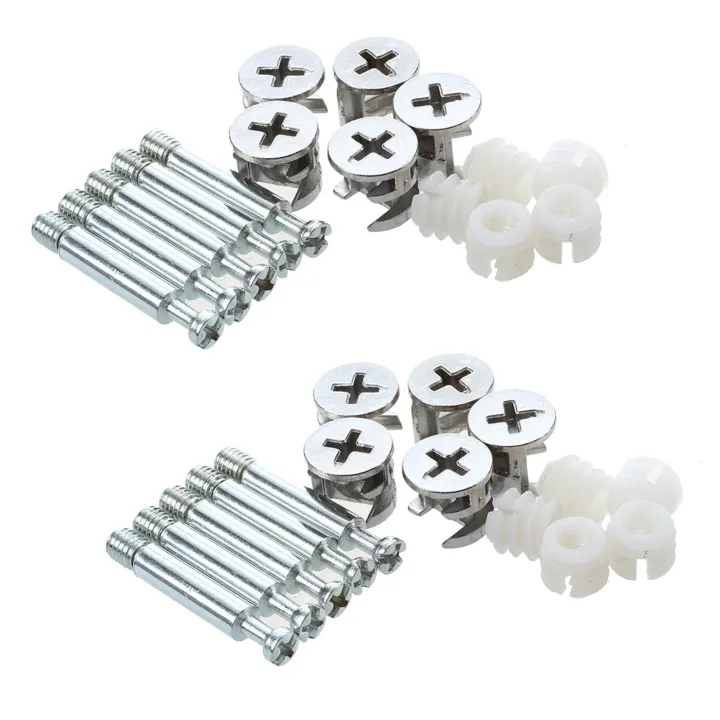 Furniture%20Cam%20Fitting%20with%20Dowel%20and%20Pre-Inserted%20Nut%20(Set%20of%2010)%20-%20Image%202