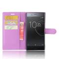 PU Leather Cover For Sony Xperia XZ Premium Case Flip Magnetic Closure Stand Wallet Phone Casing.