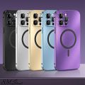 Magnetic Metal Frame Case For Iphone 13 12 14 15 Pro Max Plus Aluminum Phone Cover Magsafe For IPHON 13 14 Promax PC Back Panel Outlier Aeuinv. 
