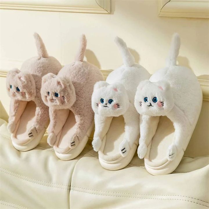 Cat%20Slippers%20Women%20Home%20Furry%20Slippers%20Winter%20Warm%20Slippers%20Indoor%20Floor%20Kawaii%20Floor%20Shoes%20Cat%20Funny%20Gift%20Couple%20Plush%20Slippers%20-%20Image%206