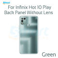 Infinix Hot 10 Play Back Panel/Backshell/ Casing + With Camera Lens + Side Buttons With Logo-All Colors Available. 
