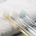 Soft adult high-end transparent crystal small head oral cleaning, fine bristled toothbrush for home use. 