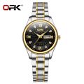 OPK Watch For Woman Waterproof Original Relo Women Resistant Women Quartz Stainless Steel Luminous Casual Wristwatches Calendar Realme. 