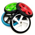 2 Pieces Scooter Wheel 200 mm PU Material Wheel Thickness 30 mm ABEC-7 Bearing Scooter Accessories,Transparent Black.