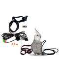 Adjustable parrot Bird Aviator Harness Leash Anti-Bite Flying Training Rope Pet Outdoor Traction Fit Cockatiel coniur ringneck parrot  @ others birds. 