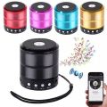 WS 887 Wireless Bluetooth Speaker TF, USB, FM, AUX Portable Music Mini Speaker - Bluetooth Speaker. 