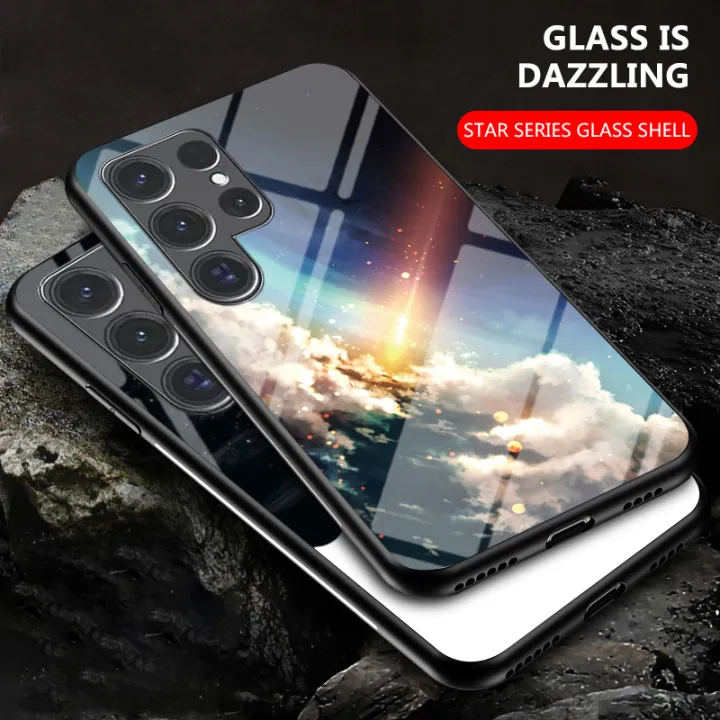 Phone%20Case%20for%20Samsung%20Galaxy%20S24%20Back%20Cover%20Couple%20Starry%20Moon%20Glossy%20Glass%20Meteor%20Start%20cover%20For%20Samsung%20Galaxy%20S24%20Ultra%20Plus%20Cover%20Cases%20-%20Image%204