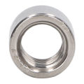 Threaded Sleeve Rod, M10x1.5 10 Pcs L13mm Round Connector Nut 304 Stainless Steel for Pipeline Maintenance.