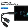 Type-C To USB OTG Adapter Cable USB C OTG Cable Phone Adapter Double Interface Design With PD Charging Port USB Drive Port. 