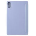 Solid Color 3-folding Leather Tablet Case For Honor Pad X9 / X8 Pro. 
